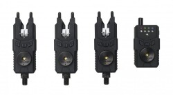 Prologic Custom SMX MKII Bite Alarm Set 3+1 Red/Green/Yellow - 1