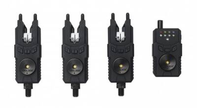 Prologic Custom SMX MKII Bite Alarm Set 3+1 Red/Green/Yellow - 1