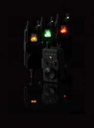 Prologic Custom SMX MKII Bite Alarm Set 3+1 Red/Green/Yellow - 2