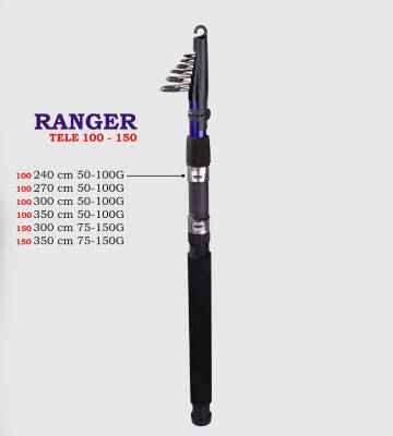 RANGER 100 TELE 240 CM 50-100G - 1