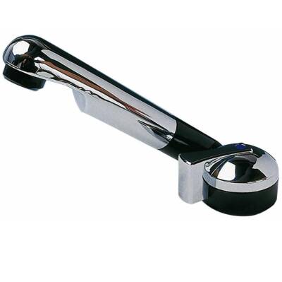 Reich 300/171-1 Öne Eğilebilir Siyah-Krom Mono 12V Soğuk Musluk - 1