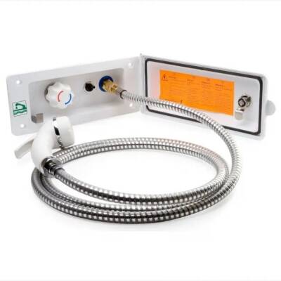 Reich Dış Duş Musluk Sıcak Soğuk (Beyaz) - 1