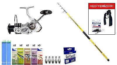 Remixon Arma 4.20M 250Gr&Remixon Metalim 7000D 5+1BB Surf Seti - 1