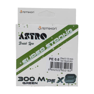 Remixon Astro 8X 0.16mm 300m Green İp Misina - 3