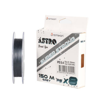 REMIXON ASTRO 8X150M, GREY İP MİSİNA - 1