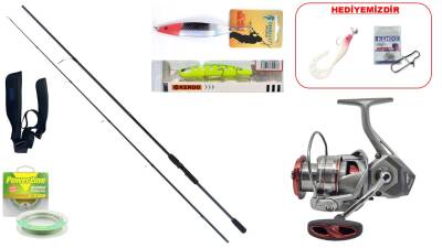 Remixon Double Black 270 cm 20–40 gr & Okuma Metolius MTL‑4000A Spin Seti - 1