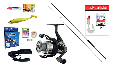 Remixon Double Black 270 cm 20–40 gr & Okuma Revenger RV-40 FD Spin Seti - 1