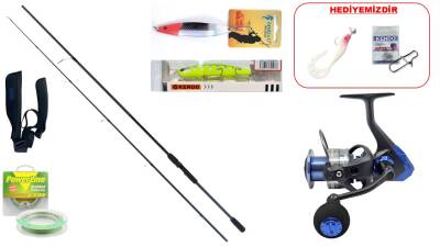 Remixon Double Black 270 cm 20–40 gr & Okuma Safina SW-X 4000A Spin Seti - 1