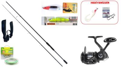 Remixon Double Black 270 cm 20–40 gr & Ryuji Infinity 4000 5+1BB Spin Seti - 1