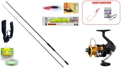 Remixon Double Black 270 cm 20–40 gr & Shimano FX‑4000 FC Spin Seti - 1