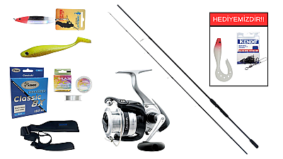 Remixon Double Black 270 cm 20–40 gr&Daiwa Strikeforce 4000 B Spin Seti - 1