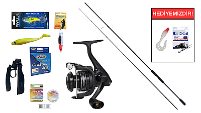 Remixon Double Black 270 cm 20–40 gr&Okuma Revenger A RV-4000A Spin Seti - 1