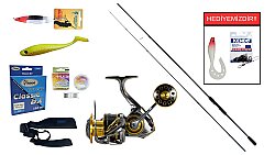 Remixon Double Black 270 cm 20–40 gr&Ryuji Ares X 4000M 5+1BB Spin Seti - Remixon