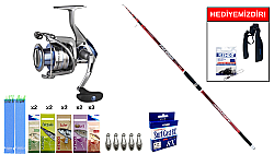 Remixon Falcon 4.20m 100-225gr&Okuma Safina Pro SNP-6000 3+1 bb Surf Seti - Remixon