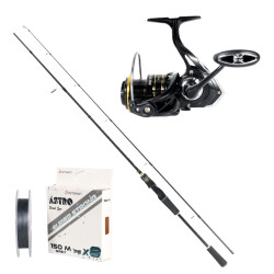 REMIXON FOCUS BG 2.40M 5-35GR 2P KAMIŞ+BG3000M 5+1BB MAKARA, SET - 1