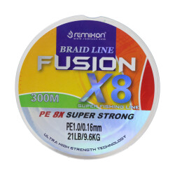 Remixon Fusion 300M X8 Multi Color İp Misina - 2