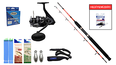 Remixon Pagrus 1.80 m 60-120 gr&Okuma Wave Power WP-6000A1 Tekne Seti - 1