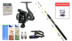 Remixon Pagrus 1.80M 60-120gr&Okuma Acuador ACU-6000A 3+1BB Tekne Seti - 1