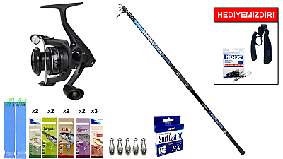 Remixon Strong 4.20m 100-250gr&Okuma Revenger A RV-6000A Surf Seti - 1
