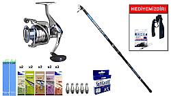 Remixon Strong 4.20m 100-250gr&Okuma Safina Pro SNP-6000 3+1 bb Surf Seti - Remixon