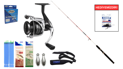 Remixon Tekno Boat 1.50m 50-100gr&Okuma Safina SN-6000 1+1 bb Tekne Seti - 1