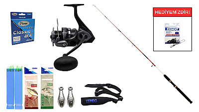 Remixon Tekno Boat 1.65m 50-100gr&Okuma Wave Power WP-6000A1 Tekne Seti - 1