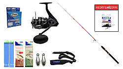 Remixon Tekno Boat 1.80m 50-100gr&Okuma Wave Power WP-8000A1 Tekne Seti - Remixon