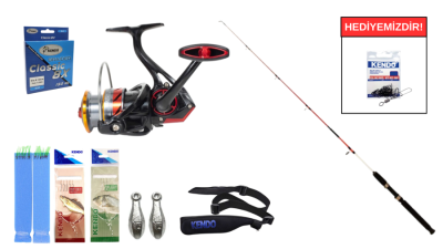 Remixon Tekno Boat 1.80m 50-100gr& Remixon Expert 6000 Tekne Seti - 1