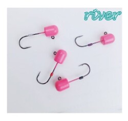 Rıver Hunter Jig Head Pembe Glow 4P 1 GR - 2