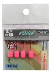 Rıver Hunter Jig Head Pembe Glow 4P 3 GR - 1
