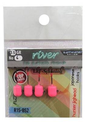 Rıver Hunter Jig Head Pembe Glow 4P 3 GR - 1