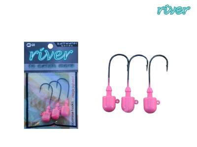 RIVER MAGIC JIG HEAD PINKGLOW , 3P 10 GR - 2
