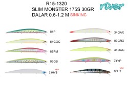 River Slim Monster 175S 17.5 cm 30Gr 0.6-1.2mt - 12