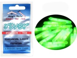River Toz Fosfor 3.0*25 Sari-Yeşil 2P - 1