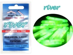 River Toz Fosfor 3.0*25 Sari-Yeşil 2P - 2