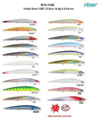 River Treble Devil 125F 12.5cm 14.5Gr 0.3-0.6mt - 24