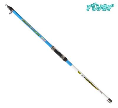 River Wave Ruler Tele Surf 100-200G Karbon Olta Kamışı - 2