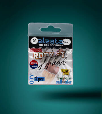 ROCKET JIGHEAD GLOW 4P 1.5G - 3