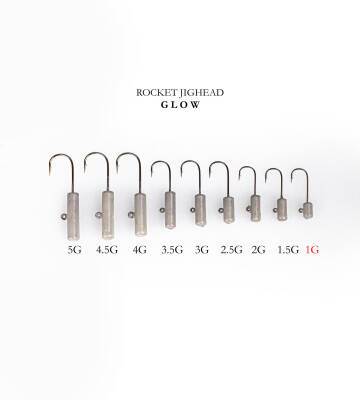 ROCKET JIGHEAD GLOW 4P 1G - 1