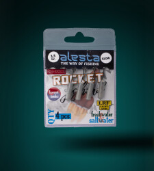 ROCKET JIGHEAD GLOW 4P 3.5G - 3