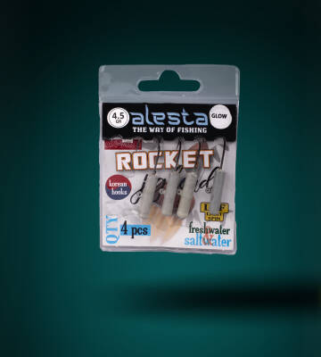 ROCKET JIGHEAD GLOW 4P 4.5G - 3