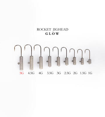ROCKET JIGHEAD GLOW 4P 5G - 1