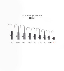 ROCKET JIGHEAD HAM 4P 1G - ALESTA