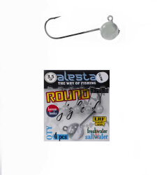 ROUND JIGHEAD GLOW 4P - ALESTA
