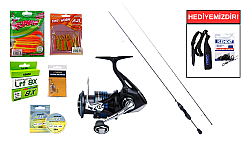 Ryuji Aji Game Fuji 1.75M 5.5-5Gr&Shimano Nexave FI 1000 LRF Seti - Shimano