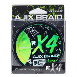 RYUJI AJIX BRAID 4X,150M, WHITE İP MİSİNA - 2