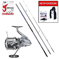 Ryuji Alpha Fuji 4.20M 100-250Gr&Shimano Makina Ultegra 3500 XSE Kurşun Arkası Set - Shimano