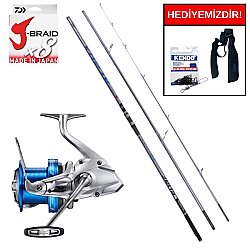 Ryuji Alpha Fuji 4.20M 100-250Gr&Shimano Speedmaster 14000 XSD Kurşun Arkası Set - Shimano