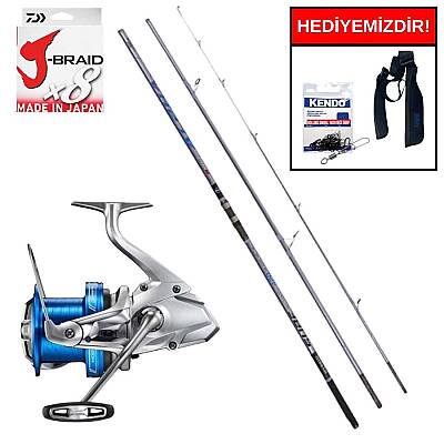 Ryuji Alpha Fuji 4.20M 100-250Gr&Shimano Speedmaster 14000 XSD Kurşun Arkası Set - 1