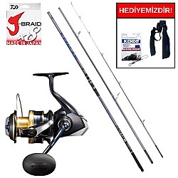 Ryuji Alpha Fuji 4.20M 100-250Gr&Shimano Spheros 8000 SW A HG Kurşun Arkası Set - Shimano